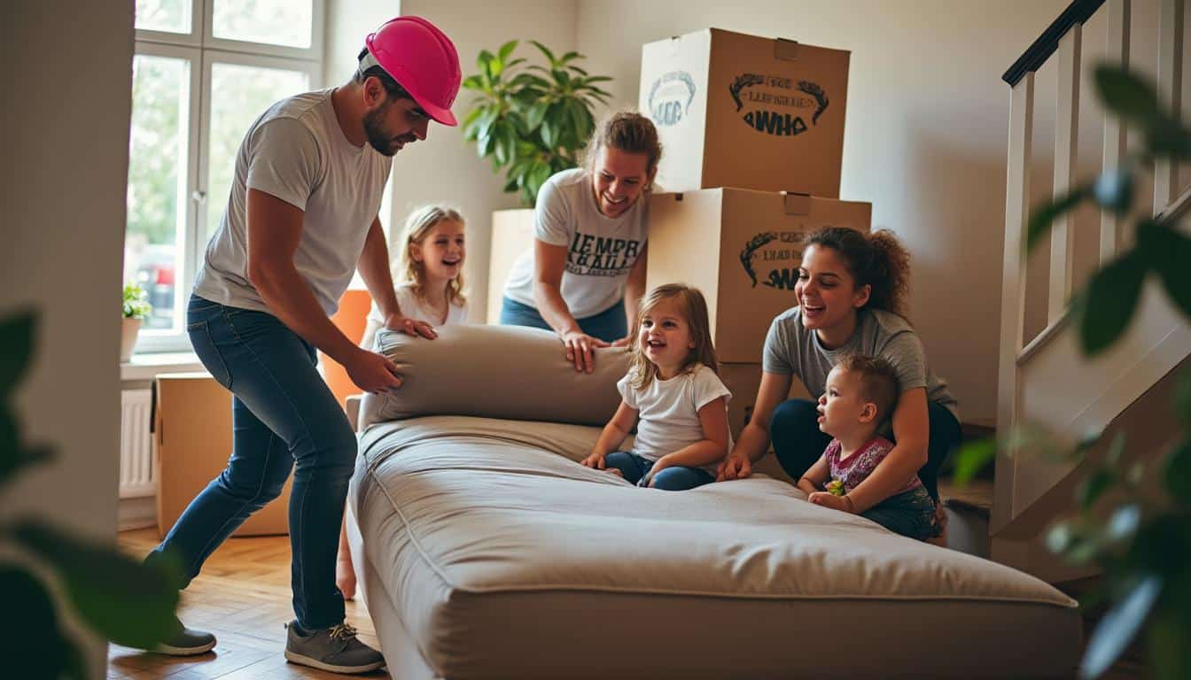 Illustration: L’humour et les styles décalés pour alléger le déménagement