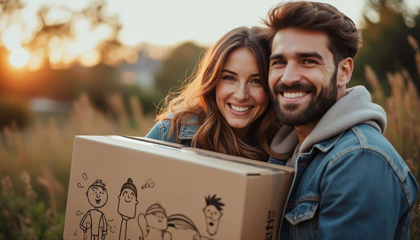 Déménagement avec dessin humour : allégez stress et convivialité