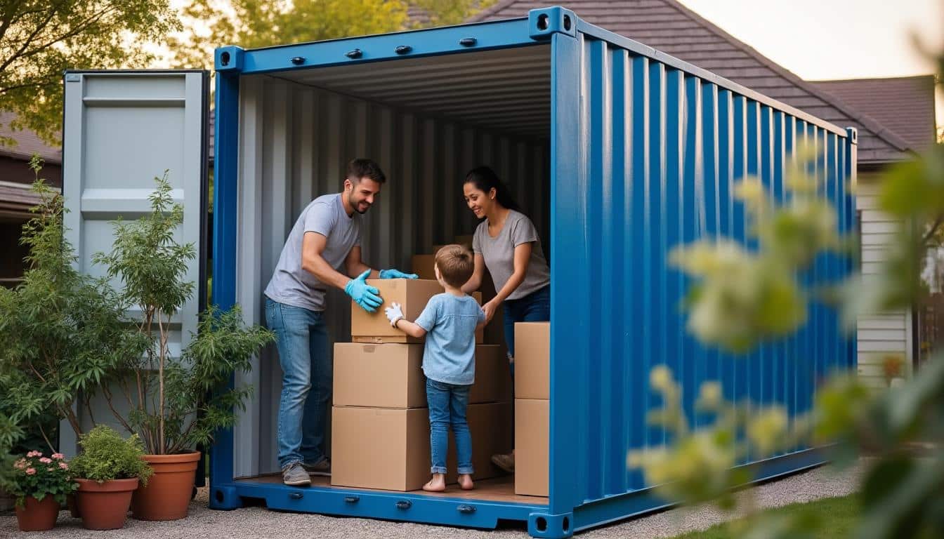 Illustration: Comprendre les bases du déménagement avec un container adapté