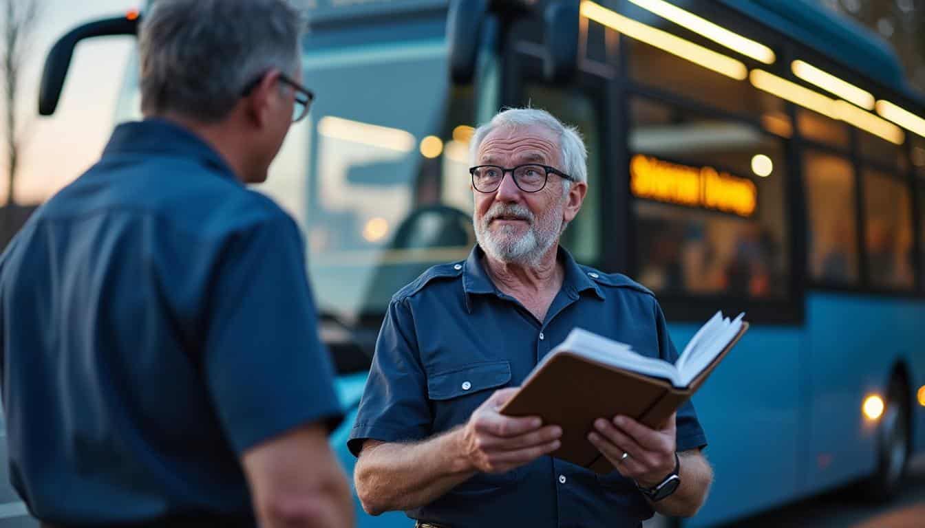 Illustration: Comprendre le congé de fin d’activité dans le transport de voyageurs