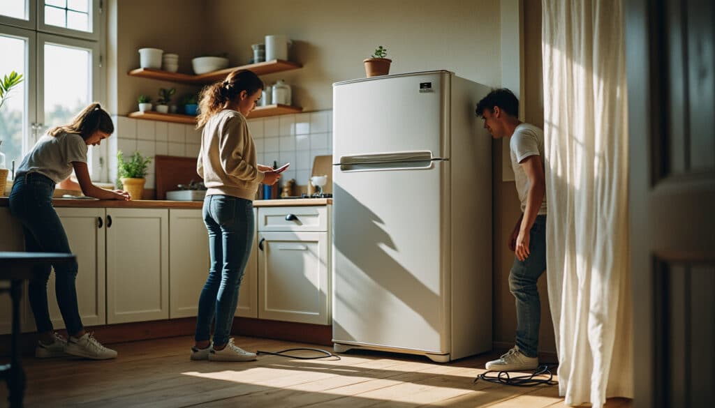 Déplacer le frigo : conseils pratiques pour un transport sans risque