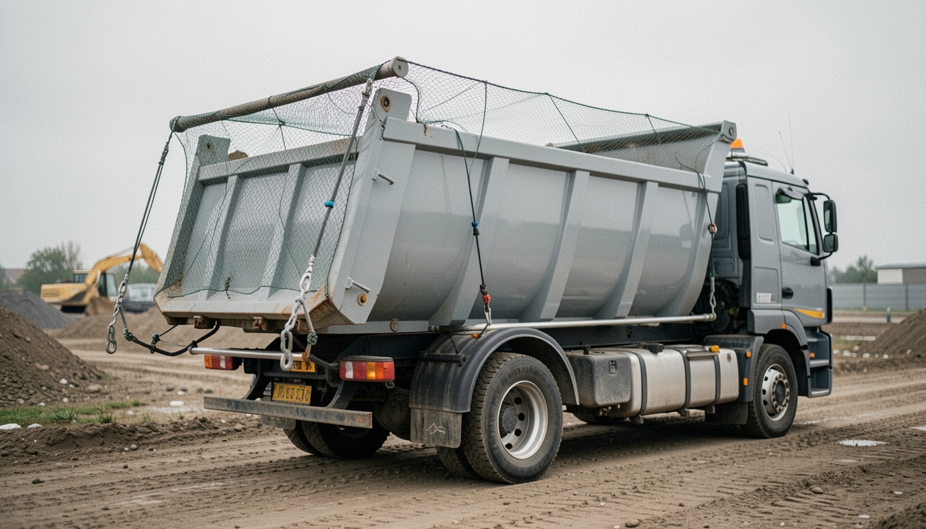 Filet de benne pour camion : bien le choisir