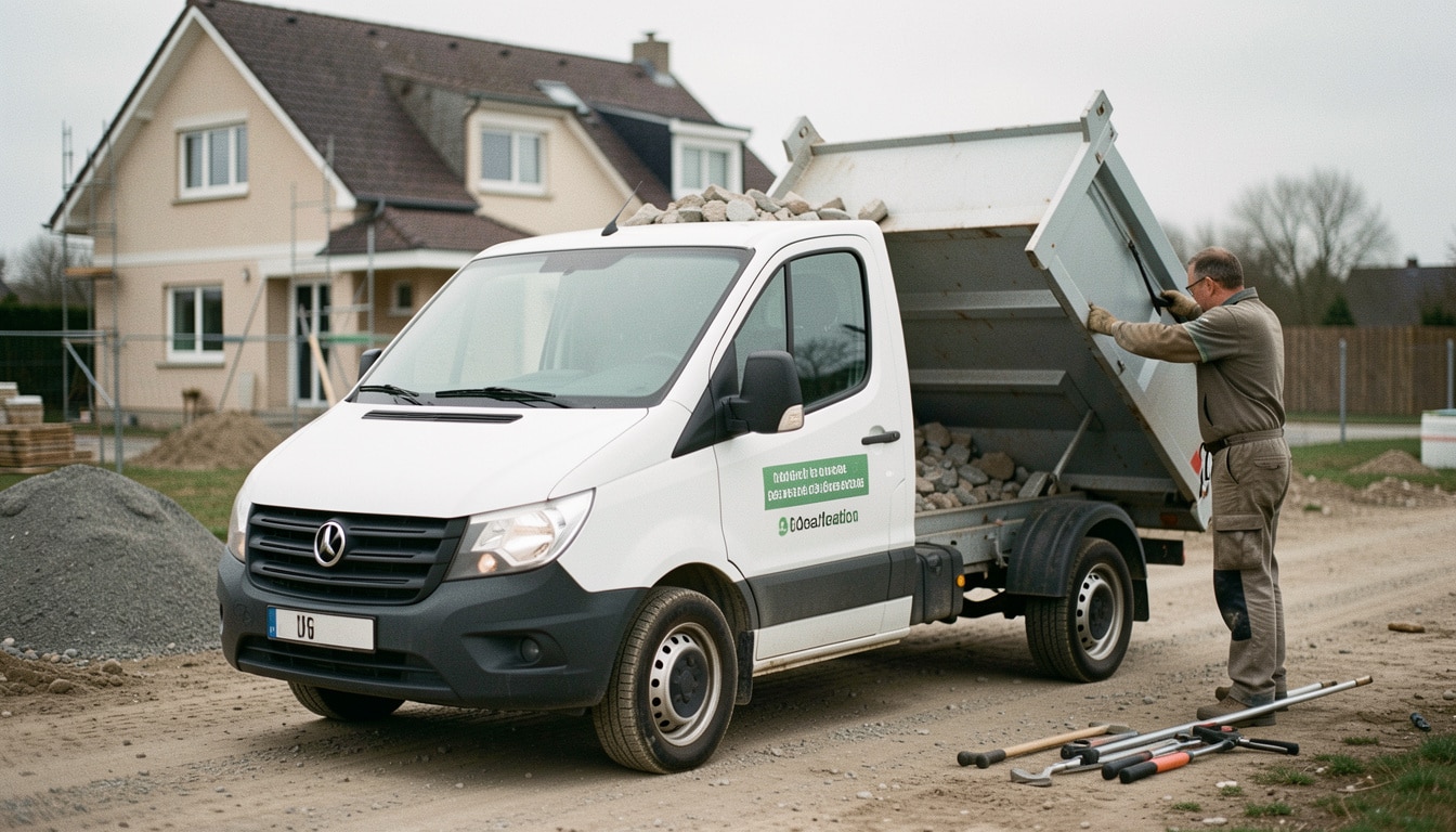 Location d’un petit camion benne pour vos travaux