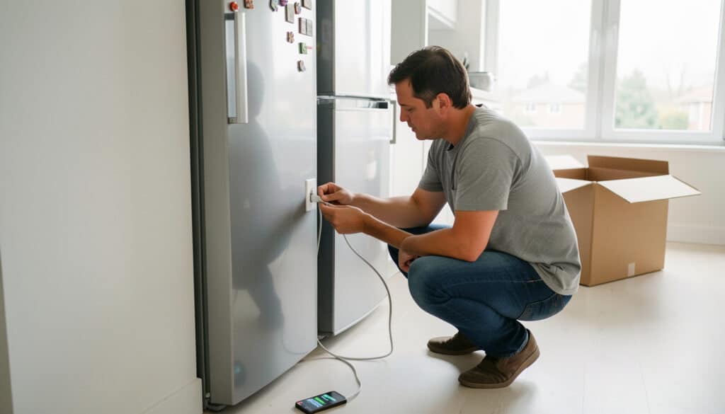 Quand rebrancher un frigo après un déménagement ?