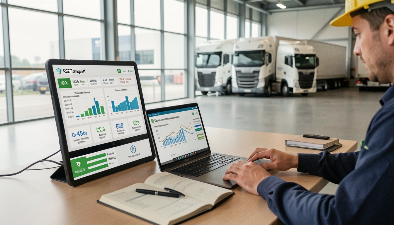 Tableau de la RSE transport et temps de conduite