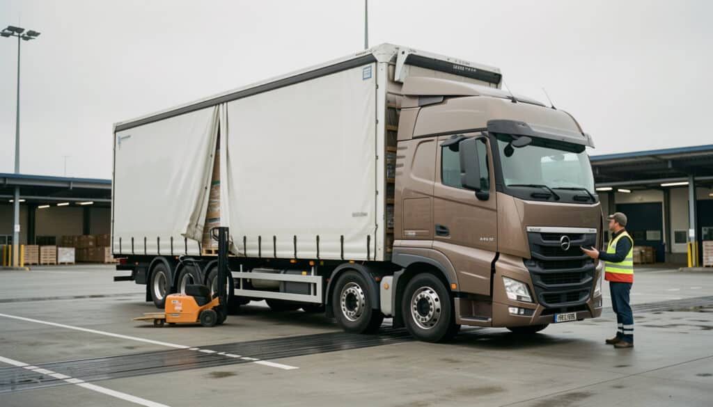 Transport en tautliner : avantages et bon usage