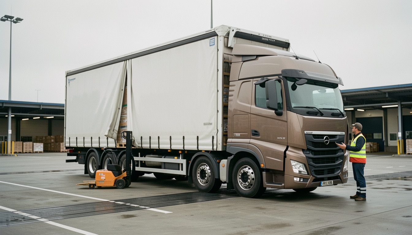 Transport en tautliner : avantages et bon usage