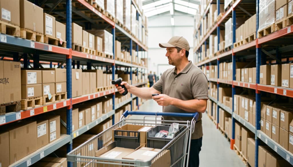 Le prélèvement des articles en logistique d’entrepôt