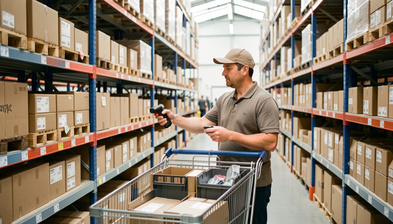Le prélèvement des articles en logistique d’entrepôt